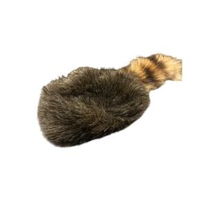 Davy Crockett Daniel Boone Hat Vintage Faux Coonskin Cap-size small